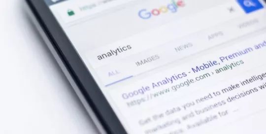 Smart Phone Showing Google Search Engine